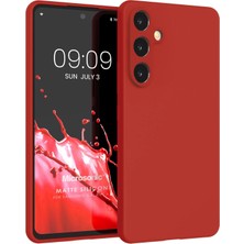 Microsonic Matte Silicone Samsung Galaxy S26 Kılıf Kırmızı