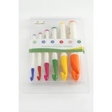 İsmiyle Al 6 Adet Plastik Tığ 7-8-10-12-15-20 mm