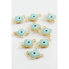 İsmiyle Al Çiçek Çift Kulplu Mineli Bileklik ve Kolye Ucu Aparatı 1 Adet