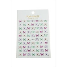 İsmiyle Al Kelebek Tattoo Dövme Sticker