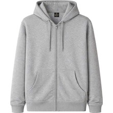 Espina Premium Unisex Fermuarlı Kapüşonlu Sweatshirt