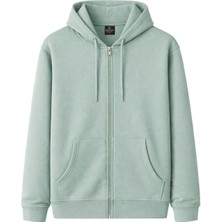 Espina Premium Unisex Fermuarlı Kapüşonlu Sweatshirt