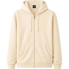 Espina Premium Unisex Fermuarlı Kapüşonlu Sweatshirt