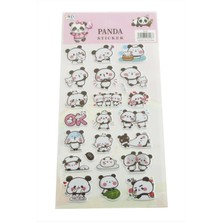 İsmiyle Al Panda Kabartmalı Sticker