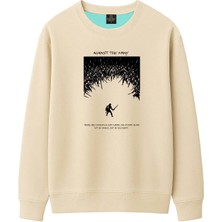 Espina Premium Regular Against The Many Baskılı Sweatshirt