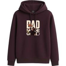 Espina Premium Kapüşonlu Dad Mode On Baskılı Sweatshirt