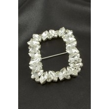 İsmiyle Al Dikdörtgen Taşlı Kemer Tokası 1 Adet