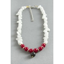 İsmiyle Al Ceyt Sedef Kırık Doğaltaş Kolye