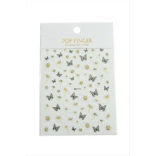 İsmiyle Al Kelebek Tattoo Dövme Sticker