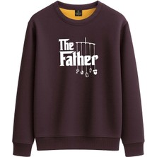 Espina Premium Erkek The Father Baskılı Sweatshirt