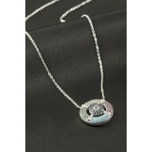 İsmiyle Al Dümen Zirkon Taşlı Kolye