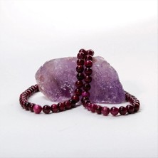 İsmiyle Al Kaplangözü Taşı Parlak 8 mm