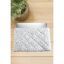 İsmiyle Al Çiçek Desenli Labtop Bilgisayar Çantası 13*14 Inç