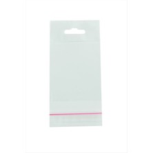 İsmiyle Al 6*15 Yapışkanlı 1000 Adet Askılı Şeffaf Poşet