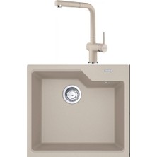 Franke Urban Ubg 610-56 Sahara Granit Evye Active Plus Doccia 2.0 Batarya Set