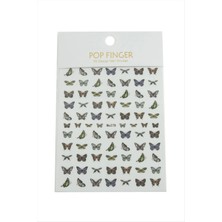 İsmiyle Al Kelebek Tattoo Dövme Sticker