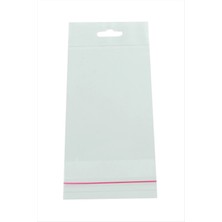 İsmiyle Al 8*20 Yapışkanlı 1000 Adet Askılı Şeffaf Poşet