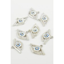 İsmiyle Al Göz Tek Kulplu Mineli Bileklik ve Kolye Ucu Aparatı 1 Adet