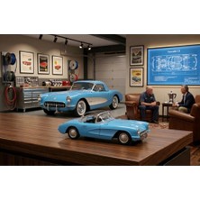 Farbu Oyuncak Zamanın Ruhu: Eski Klasik Model Oyuncak Araba Açılabilir Kapılı Çek-Bırak Mekanizmalı