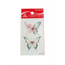 İsmiyle Al Kelebek Tattoo Dövme Sticker