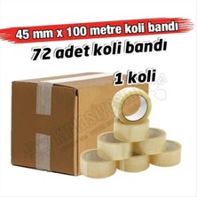 İsmiyle Al Şeffaf Koli Bandı 45X100