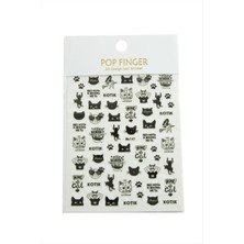 İsmiyle Al Kedi Tattoo Dövme Sticker