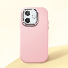 Ucuc Oppo A5 Pro 4g/5g Uyumlu Darbe Emici Kamera Korumalı Pembe Silikon Kılıf