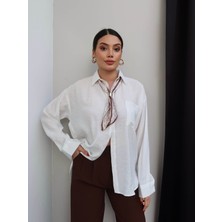 Esra Helvacı Fular Yaka Gömlek