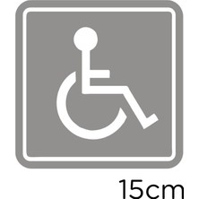 Mıgnatıs Engeli Arabası ve Engelli Kadın Araba Işareti Sticker