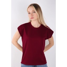 Venilife Kadın Renkli Kolsuz Oversize Tişört - Günlük Rahat Kesim