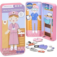 Mieredu Manyetik Puzzle Kutusu - Sağlık Çalışanı