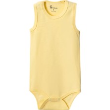 Sarı Askılı Body Zıbın 7-12 Yaş Çocuklar Için (1 Adet) Alttan Çıtçıtlı Özel Gereksini