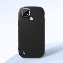 Ucuc Realme C21 Uyumlu Darbe Emici Kamera Korumalı Siyah Silikon Kılıf