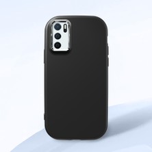 Ucuc Oppo A16/A16S Uyumlu Darbe Emici Kamera Korumalı Siyah Silikon Kılıf