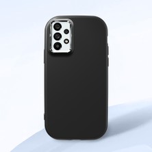 Ucuc Samsung Galaxy A73 Uyumlu Darbe Emici Kamera Korumalı Siyah Silikon Kılıf