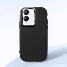 Ucuc Vivo Y28 4g Uyumlu Darbe Emici Kamera Korumalı Siyah Silikon Kılıf