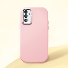 Ucuc Samsung Galaxy M23/M13 Uyumlu Darbe Emici Kamera Korumalı Pembe Silikon Kılıf