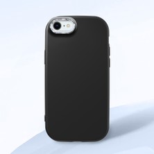 Ucuc iPhone 7/8/se 2020 2022 Uyumlu Darbe Emici Kamera Korumalı Siyah Silikon Kılıf