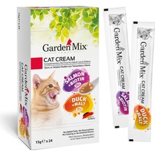Hnrlishp Garden Mix Kedi Kremasi Xxl Somon Ördek 24 x 15 gr x 1 Adet