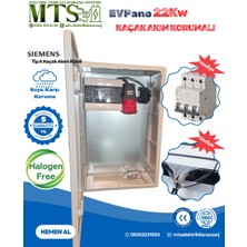 MTSevcharger 22 Kw 5*32 Tip A Siemens Kaçak Akım Roleli 60 40 20 cm İP66 ABS Taşınabilir Elektrikli Araç Şarj Cihazı Kombinasyon Panosu Dış Ortama Uygun Halogen Free