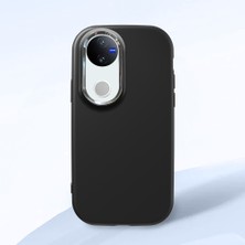 Ucuc Vivo V50 Uyumlu Darbe Emici Kamera Korumalı Siyah Silikon Kılıf