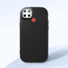 Ucuc Realme C25/C25S Uyumlu Darbe Emici Kamera Korumalı Siyah Silikon Kılıf