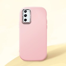 Ucuc Samsung Galaxy S20 Fe 4g/5g Uyumlu Darbe Emici Kamera Korumalı Pembe Silikon Kılıf