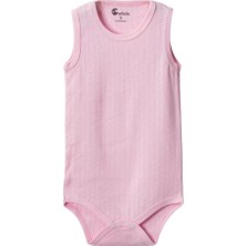 Marsilyan Pembe Askılı Body Zıbın 2-7 Yaş Çocuklar Için (1 Adet) Alttan Çıtçıtlı Özel Gereksinim