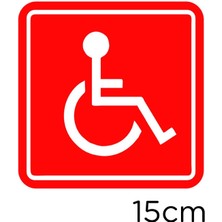 Mıgnatıs Engeli Arabası ve Engelli Kadın Araba Işareti Sticker