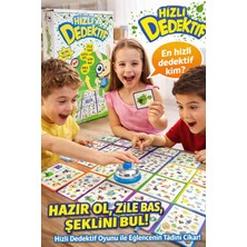 Feyza Design Hızlı Dedektif Zeka ve Dikkat Oyunu - Eğitici Aile Oyunu (5+ Yaş)