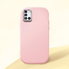 Ucuc Samsung Galaxy A31 Uyumlu Darbe Emici Kamera Korumalı Pembe Silikon Kılıf