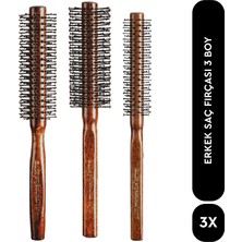 Elsa Professional 007 Serisi Erkek Saç Fırçası (007 Büyük, 007 Ufak, 007 Ince)