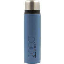 Laken Paslanmaz Çelik Thermo Flask 1l Blue Unisex Mavi Matara