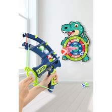 Feyza Design 3'lü Dinozor Tasarımlı Dart ve Tabanca Seti